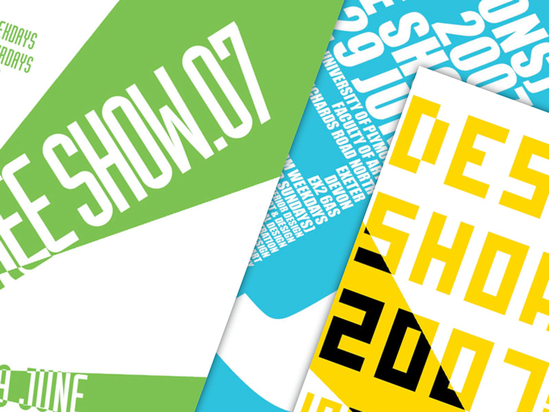 Summershow posters for Exeter University. Summershow posters for Exeter University.