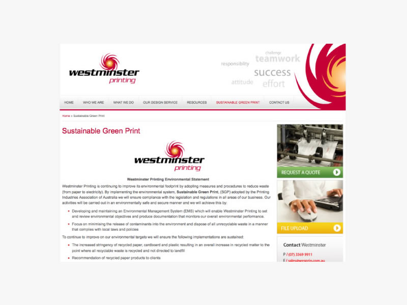 Currently maintained by Nik Kiss, for his employer Westminster Printing. Westminster Printing.