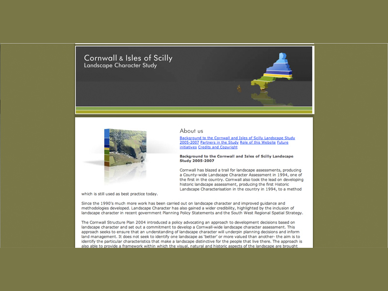 Cornwall County Council website programming, design and implementation. Cornwall county council websites.